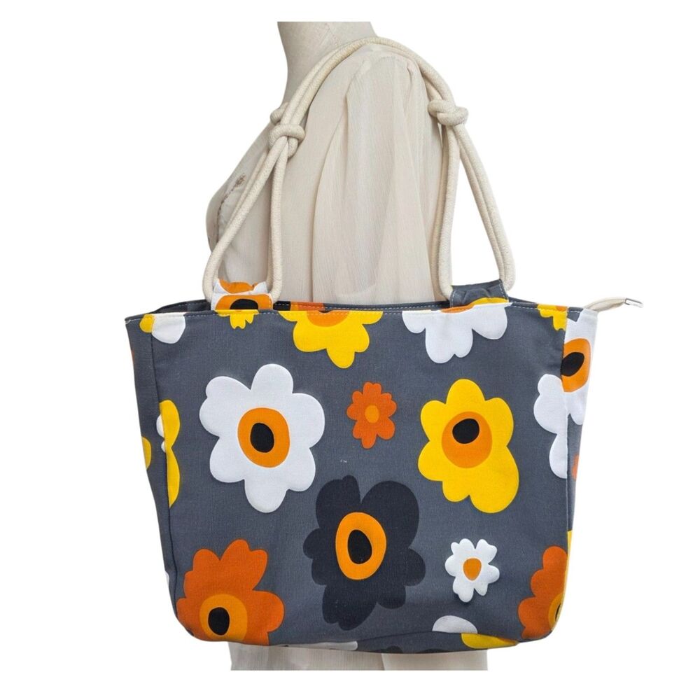 Farmhouse Is My Style Women's Fall Blooms Tote Bag Multicolor Cottagecore Rustic
